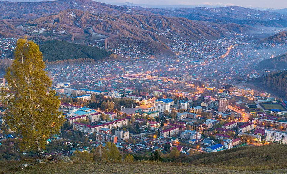 Панорама алтайского города
