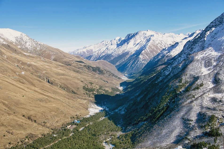 Панорама Баксанской долины